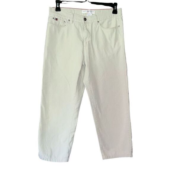 Tommy Hilfiger capri khaki 8 - Picture 1 of 5